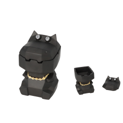 Τασάκι Τσιμεντένιο Black Dinosaur